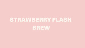 Strawberry Flash Brew Iced Coffee