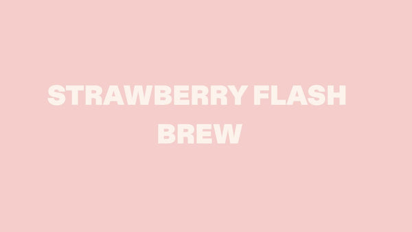 Strawberry Flash Brew Iced Coffee