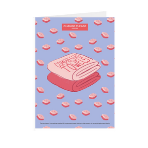 White Printed Greetings Cards Front