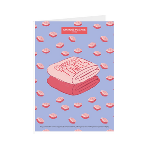 White Printed Greetings Cards Front