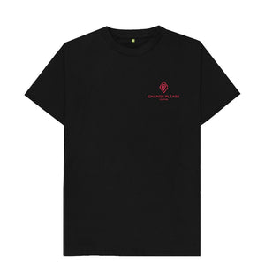 Change Please Logo Black T-shirt