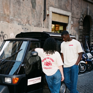 Driving for Change - Oversized Oat T-Shirt