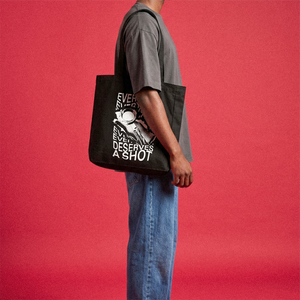 Everyone Deserves a Shot - Black Tote Bag