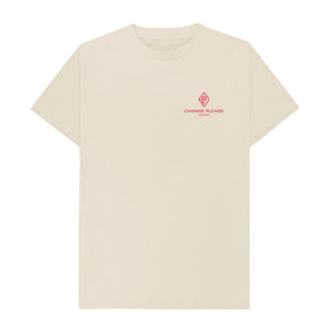 Oat Change Please Logo Cream T-shirt